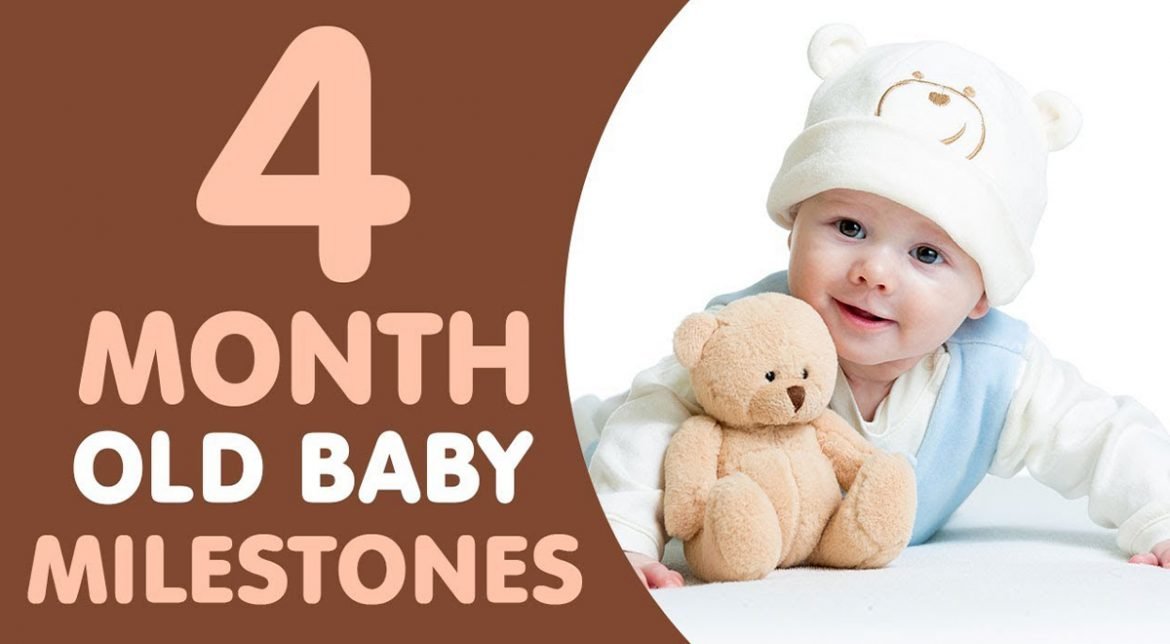 Baby's fourth-month milestones and their achievement