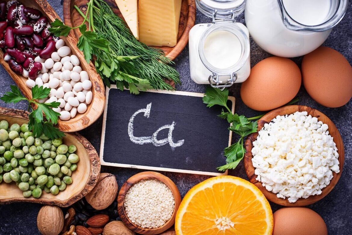 Fruits and vegetables high in calcium